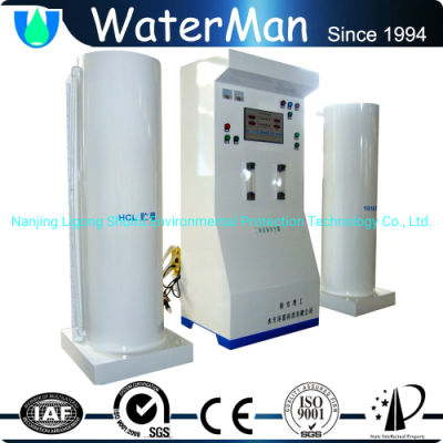 Clo2 Generator with Chemical Tank for Water Treatment 50g/H Flow-Control